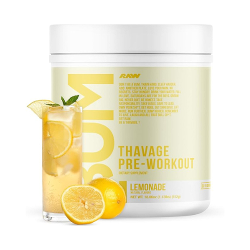 RAW Preworkout Powder, Thavage Cbum Pre 40 Serving CBUM