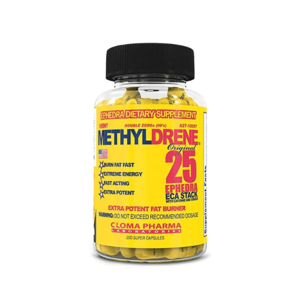 Methyldrene Fat Burner 100 Capsules Cloma Pharma