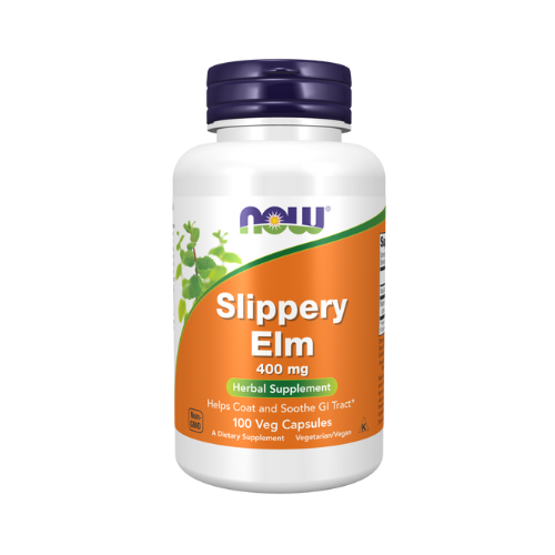 Now Foods Slippery Elm Capsules 400mg - 100 Capsules Now Foods