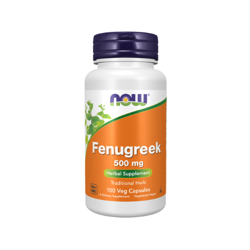NOW Foods Fenugreek 500mg, 100 Capsules Now Foods