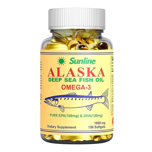 Sunline Alaska Omega-3 | Deep Sea Fish Oil | 1000Mg,100 Softgels Sunline