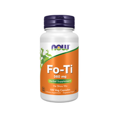NOW Foods Fo-Ti, Ho Shou Wu 560mg, 100 Veg Capsules Now Foods