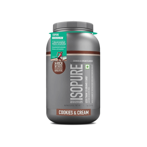 ISOPURE Whey Protein Isolate Powder, 1 Kg Vegetarian protein for Men & Women. Isopure