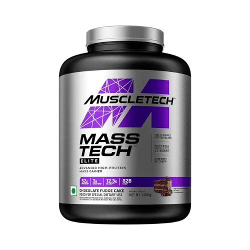 MuscleTech Mass-Tech Elite, Chocolate Fudge Cake 3 kg Muscletech