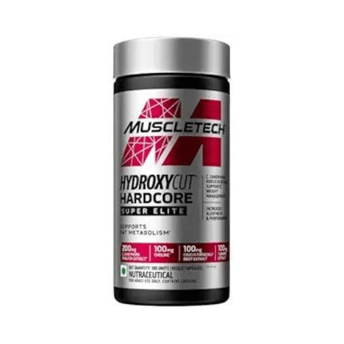 MuscleTech Hydroxycut Hardcore Super Elite Fat Burner 100 Veg Capsules.