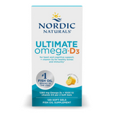 Nordic Naturals Ultimate Omega-D3 Lemon, 120 Soft Gels Nordic Naturals