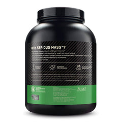 OPTIMUM NUTRITION (ON) Serious Mass High Protein High Calorie Weight Gainer Powder - 3 kg (Chocolate) Vegetarian Optimum Nutrition