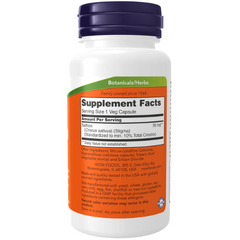 NOW Foods Saffron 50mg 60 Veg Capsules Now Foods