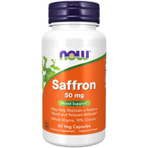 NOW Foods Saffron 50mg 60 Veg Capsules Now Foods