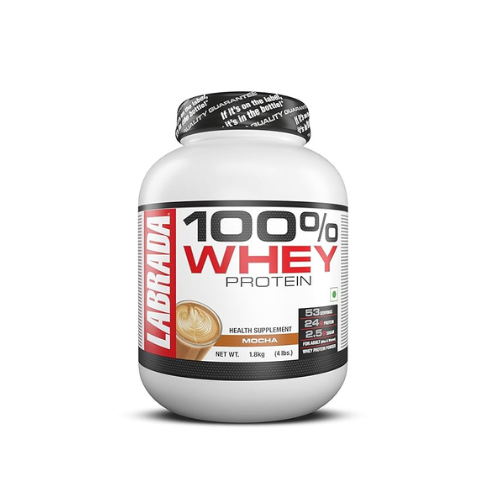 Labrada 100% Whey Protein Powder 4lbs – 1.8kg (Mocha) Labrada Nutrition