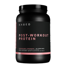 Kaged Muscle Post-Workout Protein 1.82Lb Protein Shake (824 g, STRAWBERRY LEMONADE) Kaged