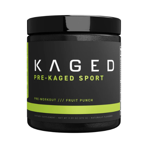 Kaged Pre-Kaged Sport Pre-Workout – Fruit Punch (20 Servings / ~272 g) Kaged