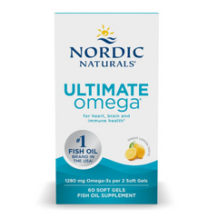 Nordic Naturals Ultimate Omega Lemon Flavor - 60 SoftGels Nordic Naturals