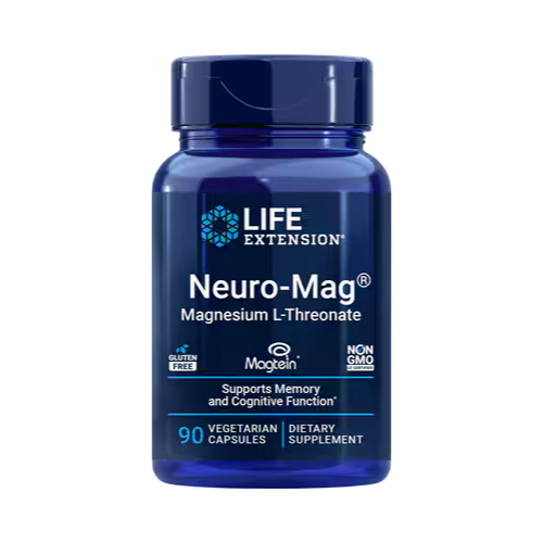 Life Extension Neuro-Mag Magnesium L-Threonate - 90 Vegeterian Capsules Life Extension