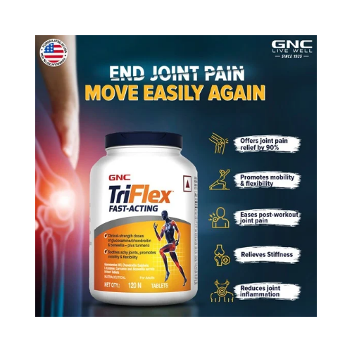 GNC TriFlex Fast Acting 120 Tablet GNC
