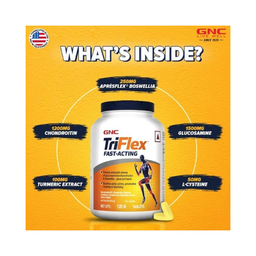 GNC TriFlex Fast Acting 120 Tablet GNC