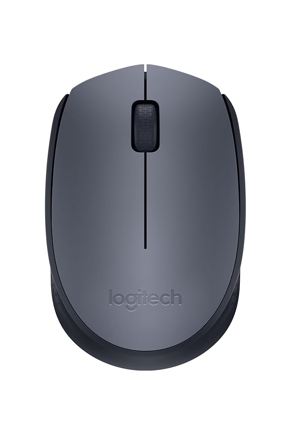 Logitech M170 Wireless Mouse, 2.4 GHz with USB Mini Receiver, Optical Tracking, 12-Months Battery Life