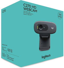 Logitech C270 Digital HD Webcam with Widescreen HD Video Calling