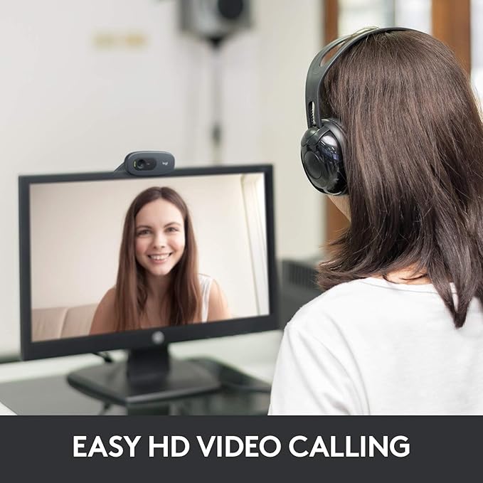 Logitech C270 Digital HD Webcam with Widescreen HD Video Calling