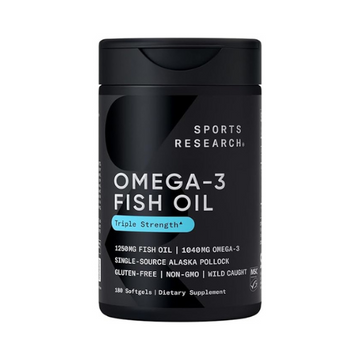 Sports Research Triple Strength Omega 3 Fish Oil 1250mg (Imported)