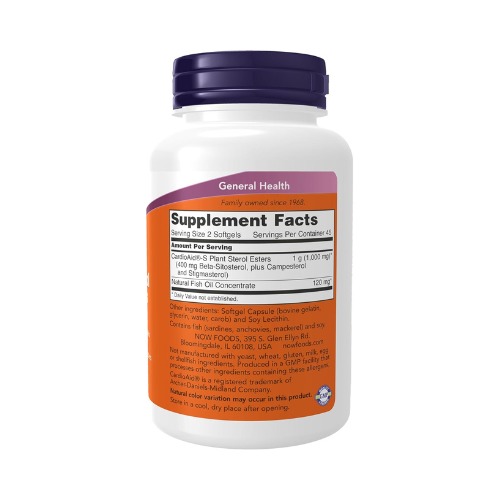 Now Foods Beta-Sitosterol Plant Sterols, 90 Softgels Now Foods