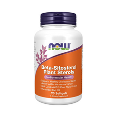 Now Foods Beta-Sitosterol Plant Sterols, 90 Softgels