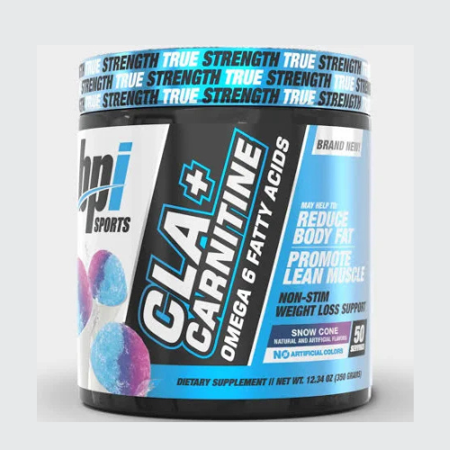 BPI Sports Cla + Carnitine 50 Serving Rainbow Ice Flavor (300g) Imported Made in USA