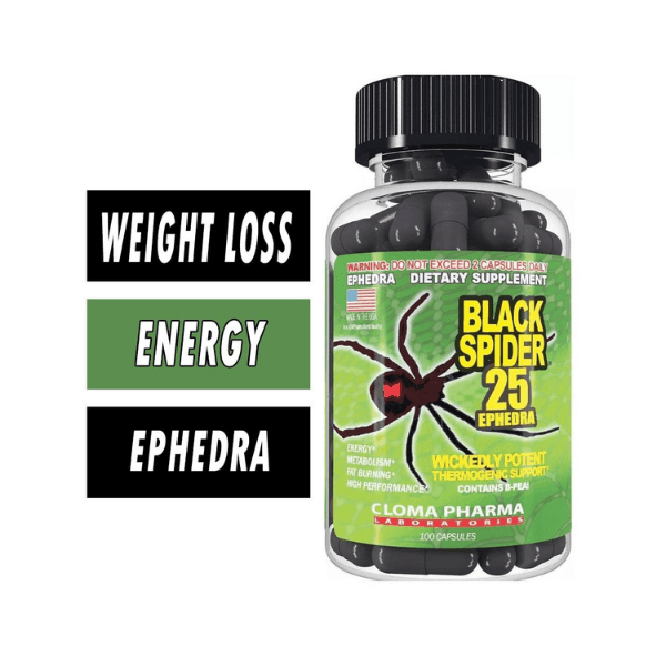 Black Spider Fat Burner 100 Capsules