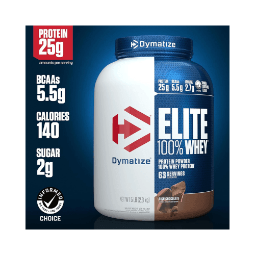Dymatize Elite Whey Protein | Pre and Post Workout Protein Powder5 lbs, 2.26 kg Dymatize