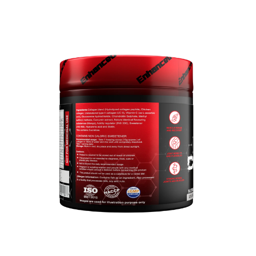Enhanced Collagen Favored COLA 250gm 25 Serving Enhanced Athlete
