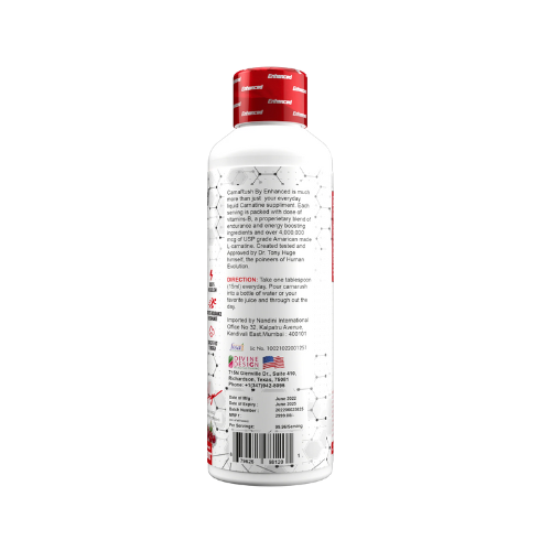 Enhance Carn Rush L Carnitine 4000 mg | Flavored Candy Apple