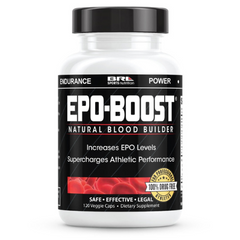BRL SPORTS Nutrition EPO-BOOST Natural Blood Builder for Enhanced Endurance - 120 Veggie Capsules