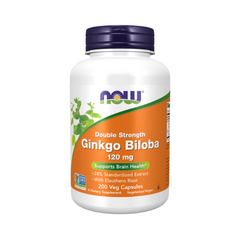 Now Foods Ginkgo Biloba 120 mg - 200 Veg Capsules
