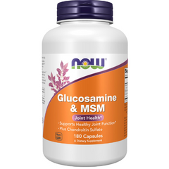 NOW Foods Glucosamine and MSM Joint Health - 180 Veg Capsules