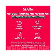 Gnc weight gainer | 3 Kg | 73g Protein | 440g Carbs | 2200 Cal | Double Chocolate