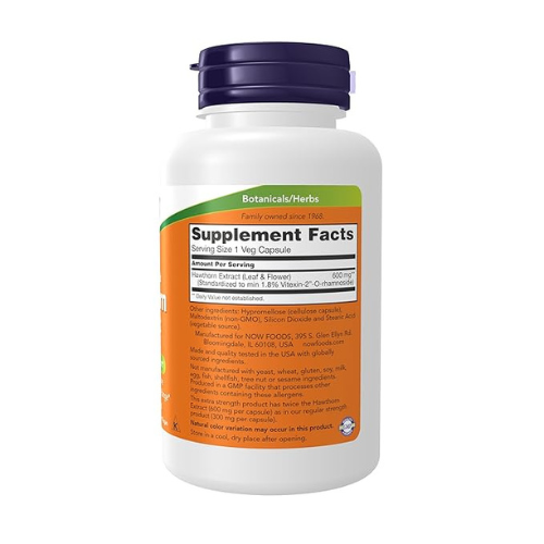NOW Foods Hawthorn Extract 600 mg, 90 Capsules Now Foods