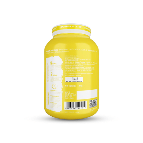 Healthfarm Hydro Gain Mass Gainer | For Muscle Gain | Weight Gain Powder (Flavor- Chocolate Gateau) 3kg-6.6lbs Health Farm