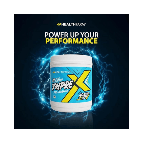 Healthfarm ThPreX Pre-Workout Powder Supplement for Men & Women Health Farm