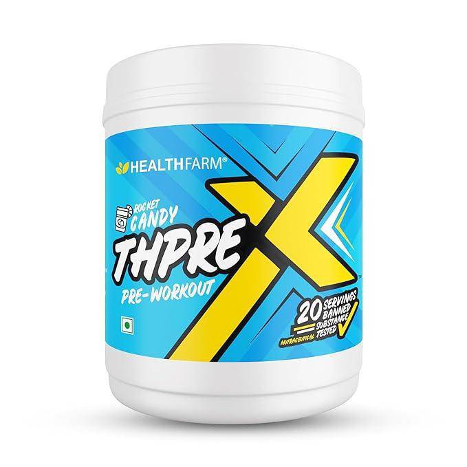 Healthfarm ThPreX Pre-Workout Powder Supplement for Men & Women