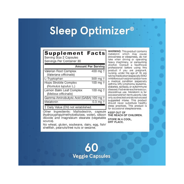 Jarrow Formulas Sleep Optimizer - 60 Capsules