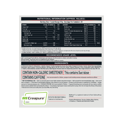 MuscleBlaze Pre Workout WrathX, 340 g (0.75 lb) Muscleblaze