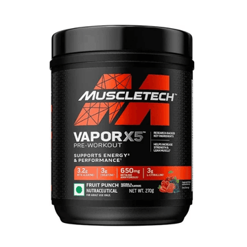 MuscleTech Vapor X5, Fruit Punch Blast, 270 g