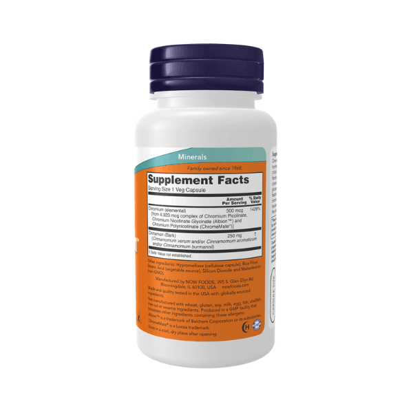 Now Foods Tri-Chromium 500 mcg   90 Veg Capsules Now Foods