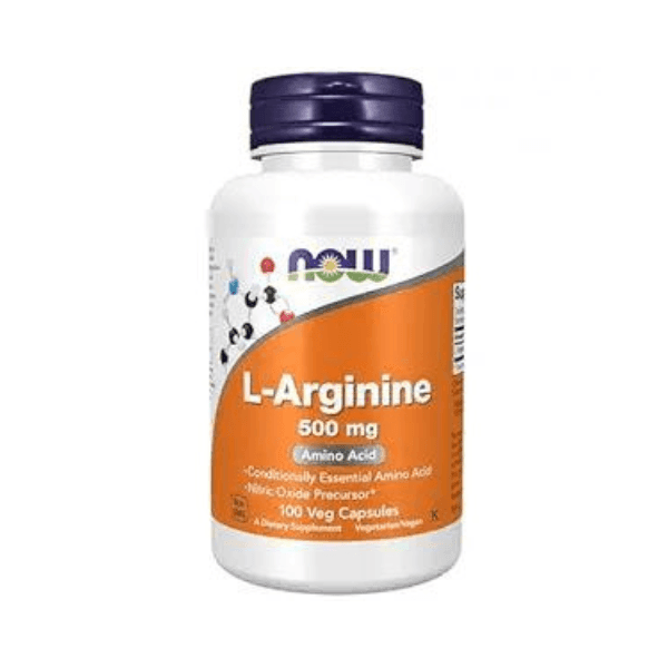 Now Foods L-arginine 500mg 100 Capsules