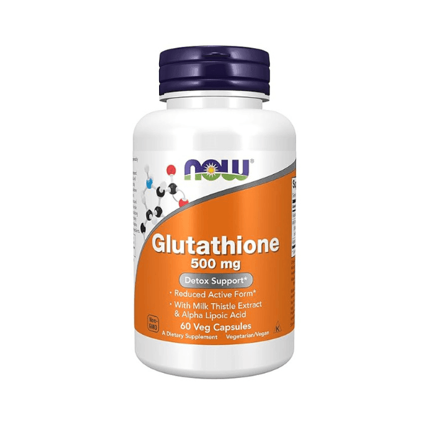 Now Foods Glutathione Plus Capsules 500mg -Pack Of 60 Capsules Now Foods