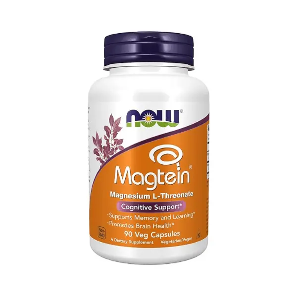 Now Foods, Magtein, Cognitive Support, 90 Veggie Caps Now Foods