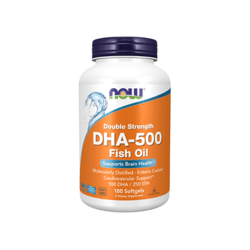 Now Foods DHA-500 Fish Oil, Double Strength Softgels