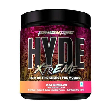 PRO SUPPS Hyde Xtreme Pre Workout 195Gm | 30 Servings, Powder