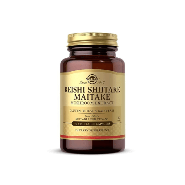 Solgar, Reishi Shiitake Maitake Mushroom Extract, 50 Vegetable Capsules