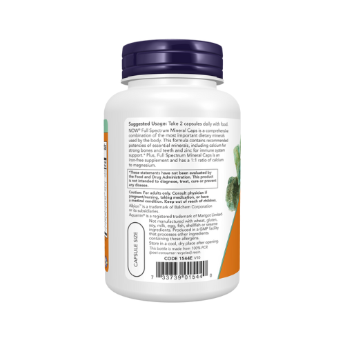 Now Foods Full Spectrum Mineral CAPS 120 Capsules Now Foods